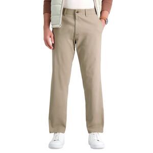 Haggar Men's Life Khaki Slim Fit Comfort Pant Men's Size 38 X 30